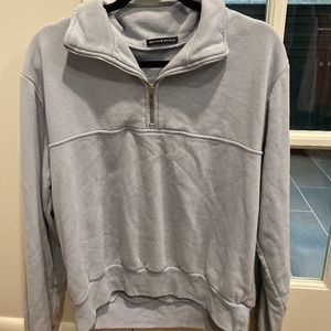 Comfy baby blue quarter zip